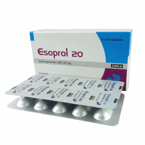 Esoprol 20 mg Capsule ~ 1 Strip