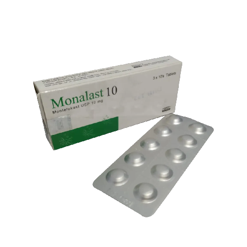 Monalast 10 mg Tablet ~ 1 Strip
