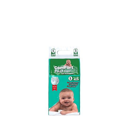 Comfort Pant Style Baby Diaper Small Size (3-8 kg)~5 Pcs
